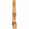 Ekena Millwork Davenport Rough Sawn Timber Gable Bracket, Western Red Cedar, 96"W x 36"H x 4"D x 4"F, 9/12 Pitch GBW096X36X0404DAV00RWR - alternate 3